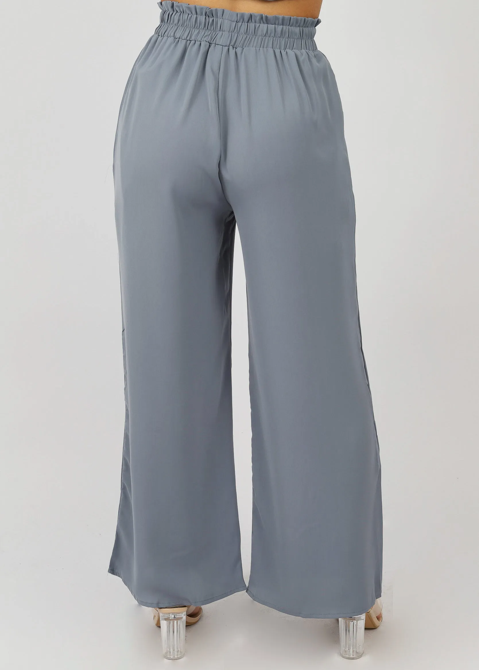 Satin Wide Leg Pants