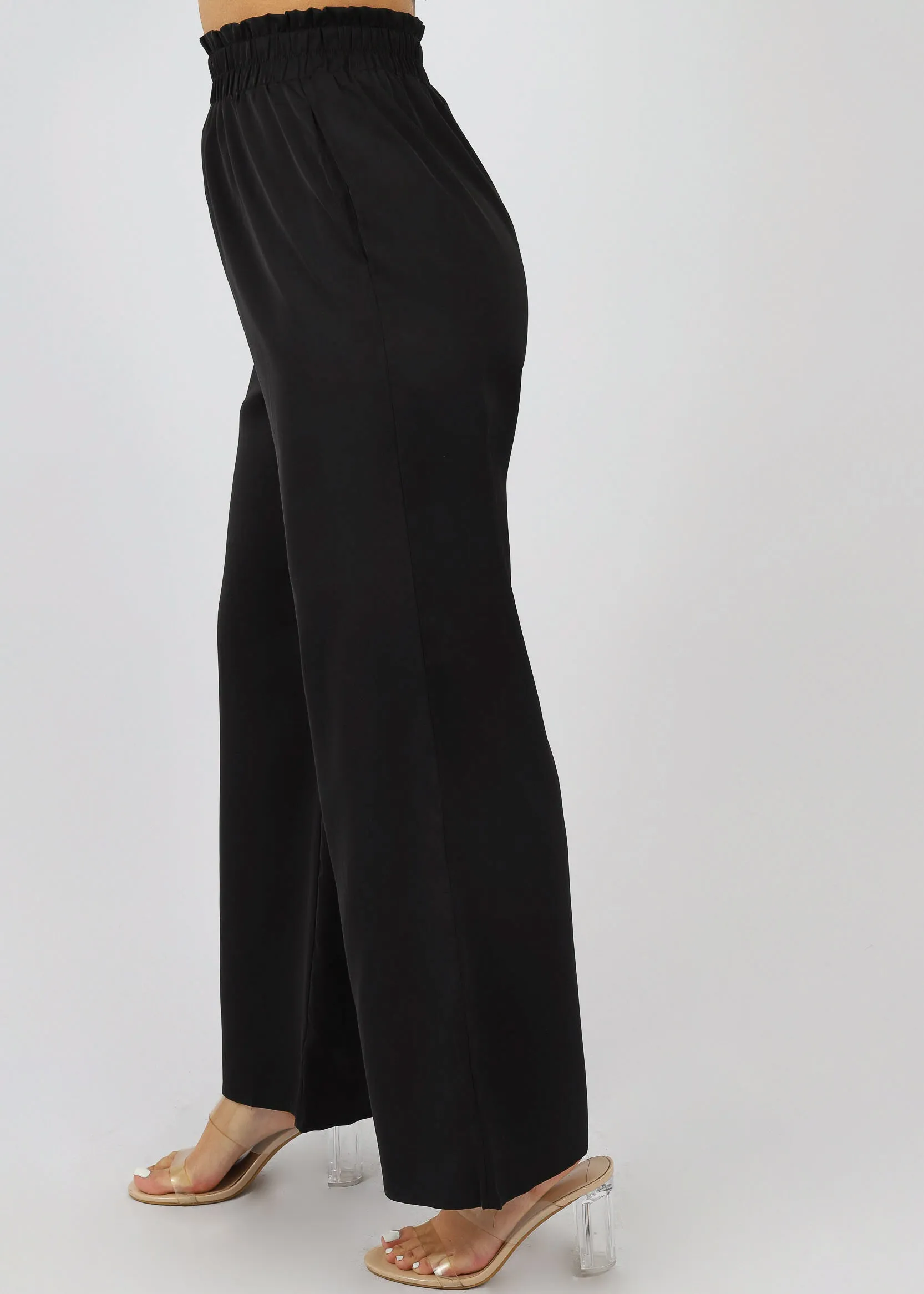 Satin Wide Leg Pants