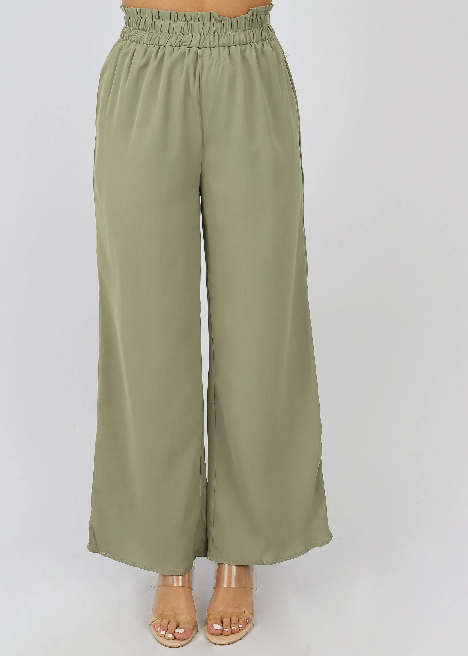 Satin Wide Leg Pants