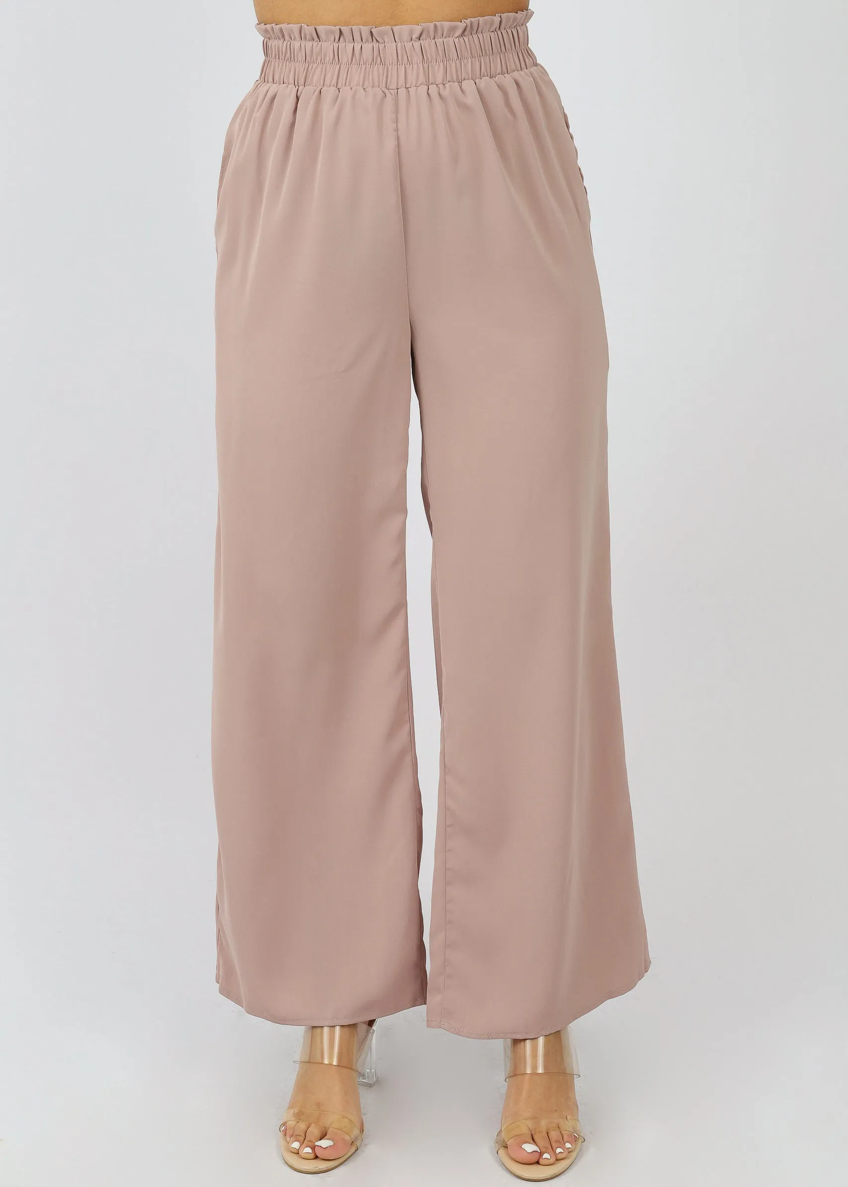 Satin Wide Leg Pants