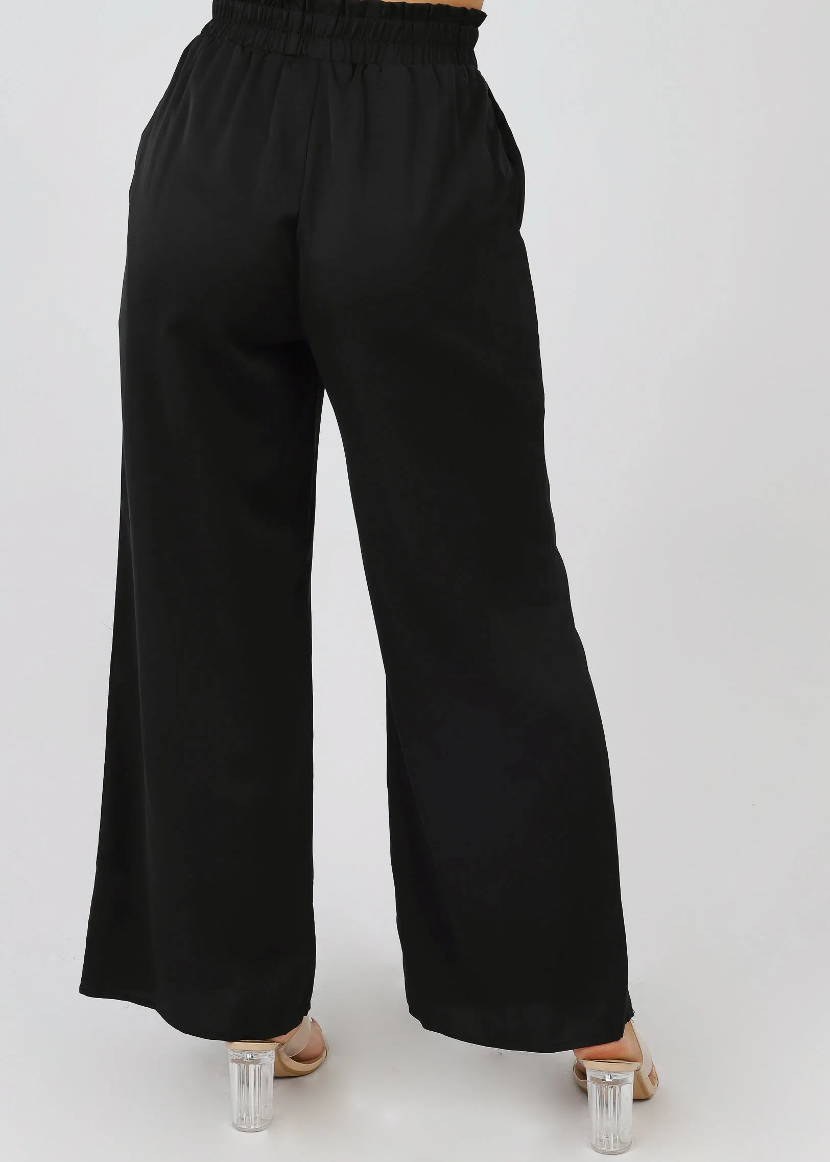 Satin Wide Leg Pants