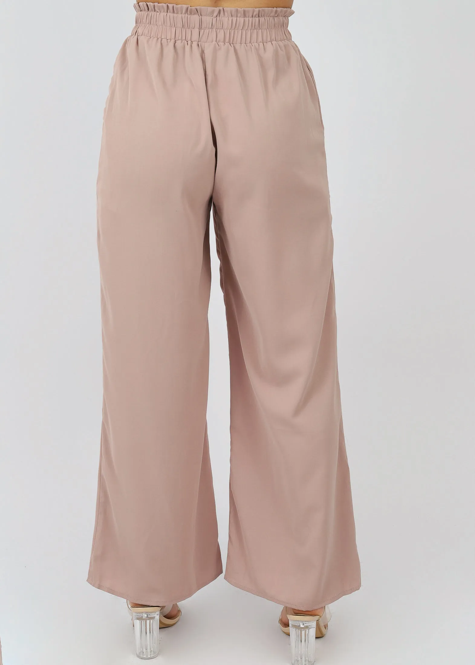 Satin Wide Leg Pants