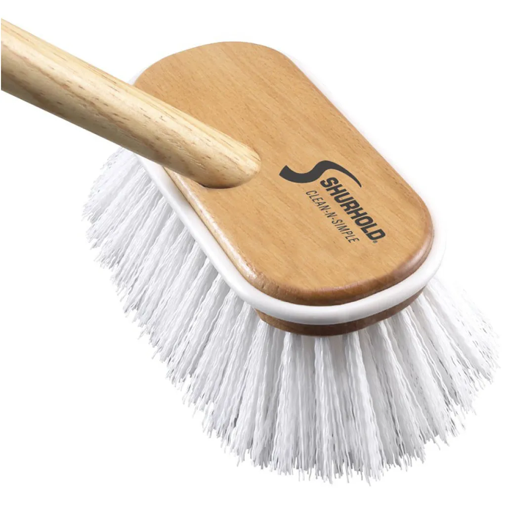 Shurhold Deck Brush with Handle - Stiff 6" *FA*