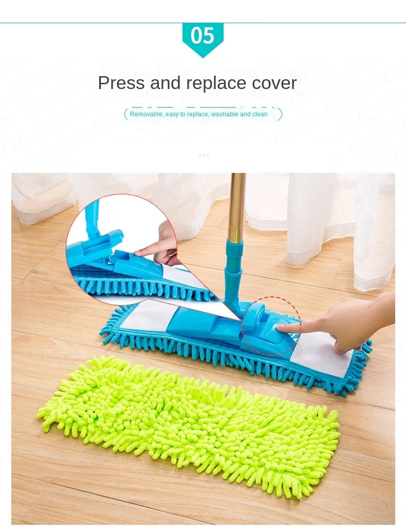 TELESCOPIC MICROFIBER CLEANING MOP