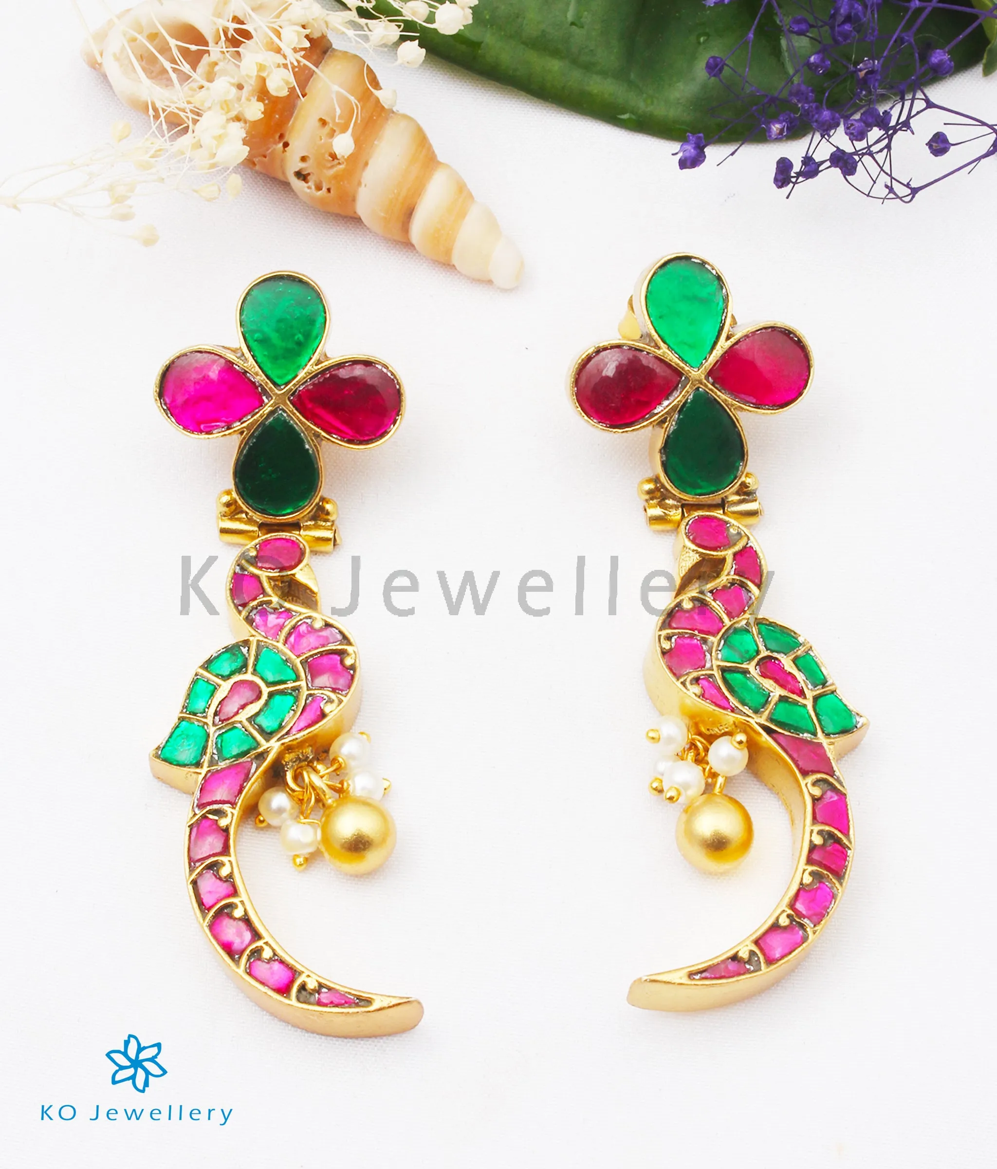 The Silver Pakshi Earrings