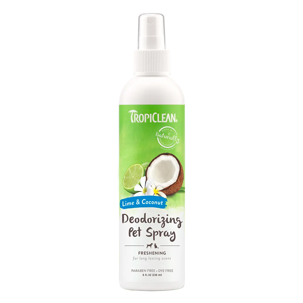 Tropiclean Deodorizing Pet Spray Lime & Coconut 8oz