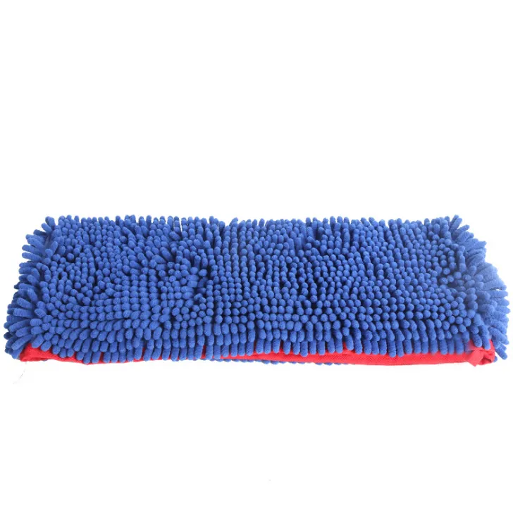 Washable Durable Dog cat pet microfiber fabric bath absorbent towel chenille texture