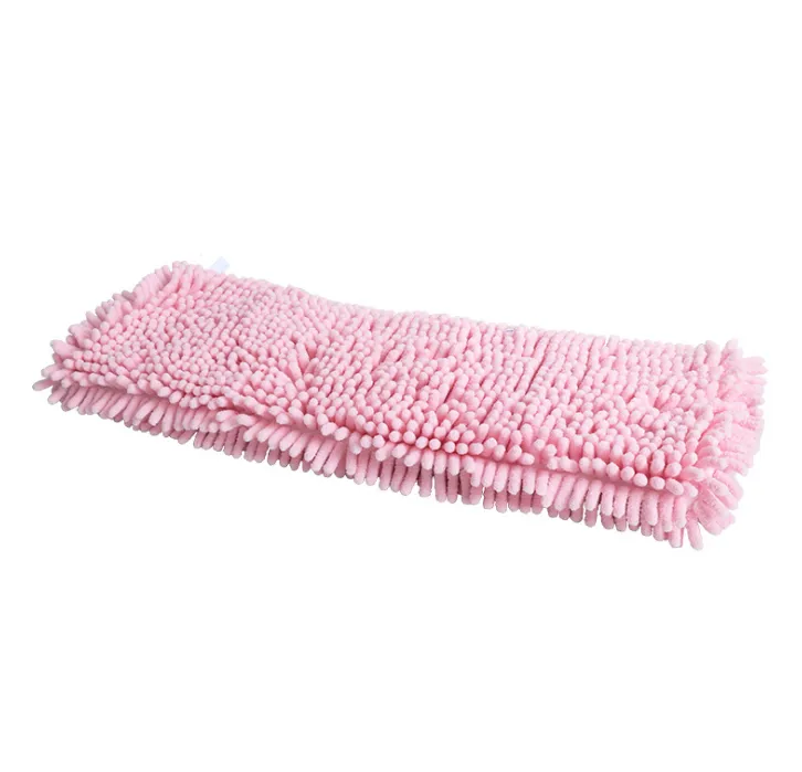 Washable Durable Dog cat pet microfiber fabric bath absorbent towel chenille texture