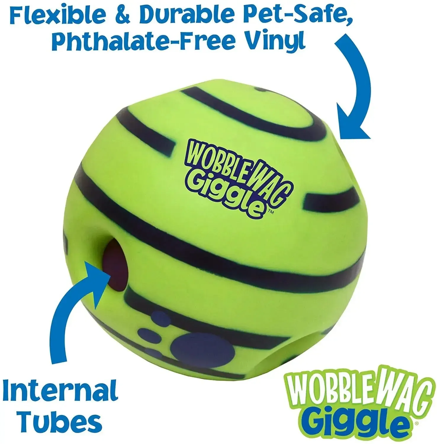 Wobble Wag Giggle Ball - Fun Playtime & Training Ball for Puppies and Dogs