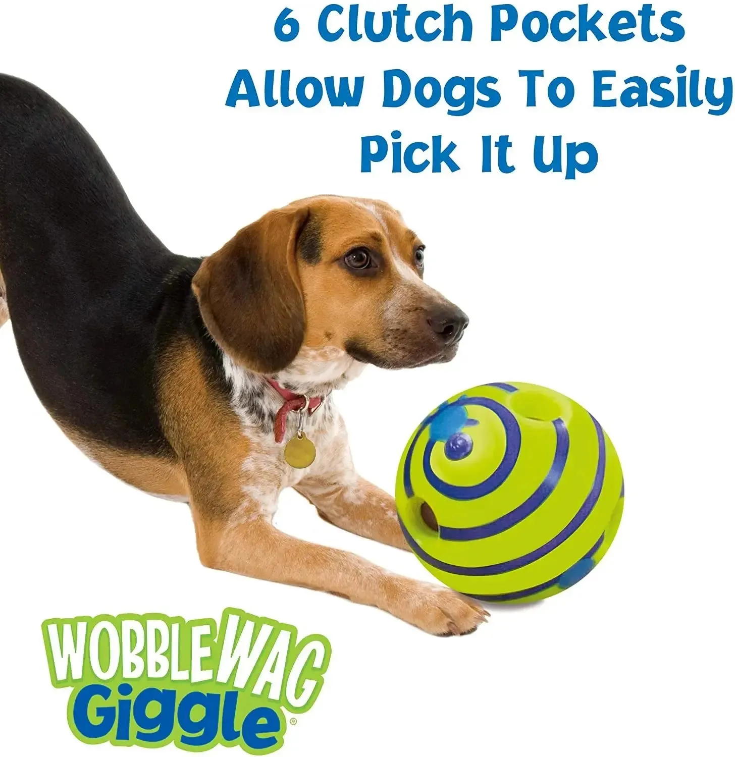 Wobble Wag Giggle Ball - Fun Playtime & Training Ball for Puppies and Dogs