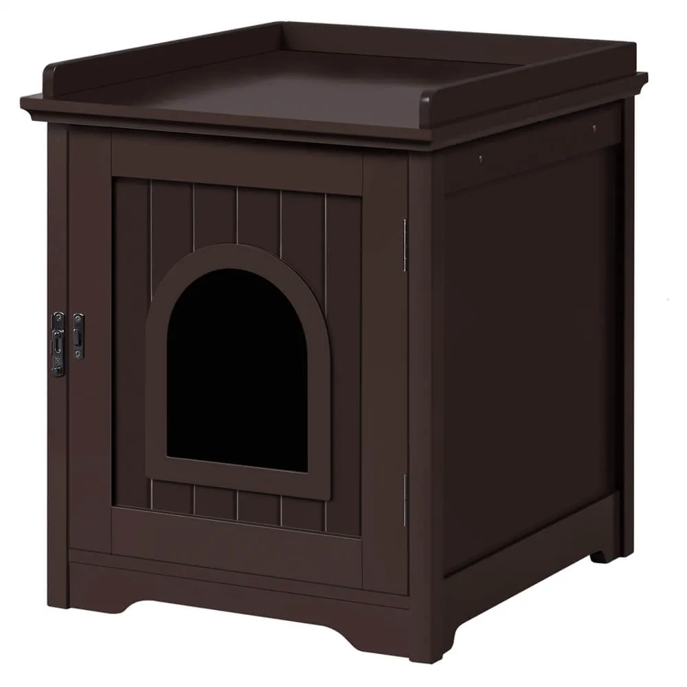 Yaheetech Indoor Cat Litter Box Enclosure