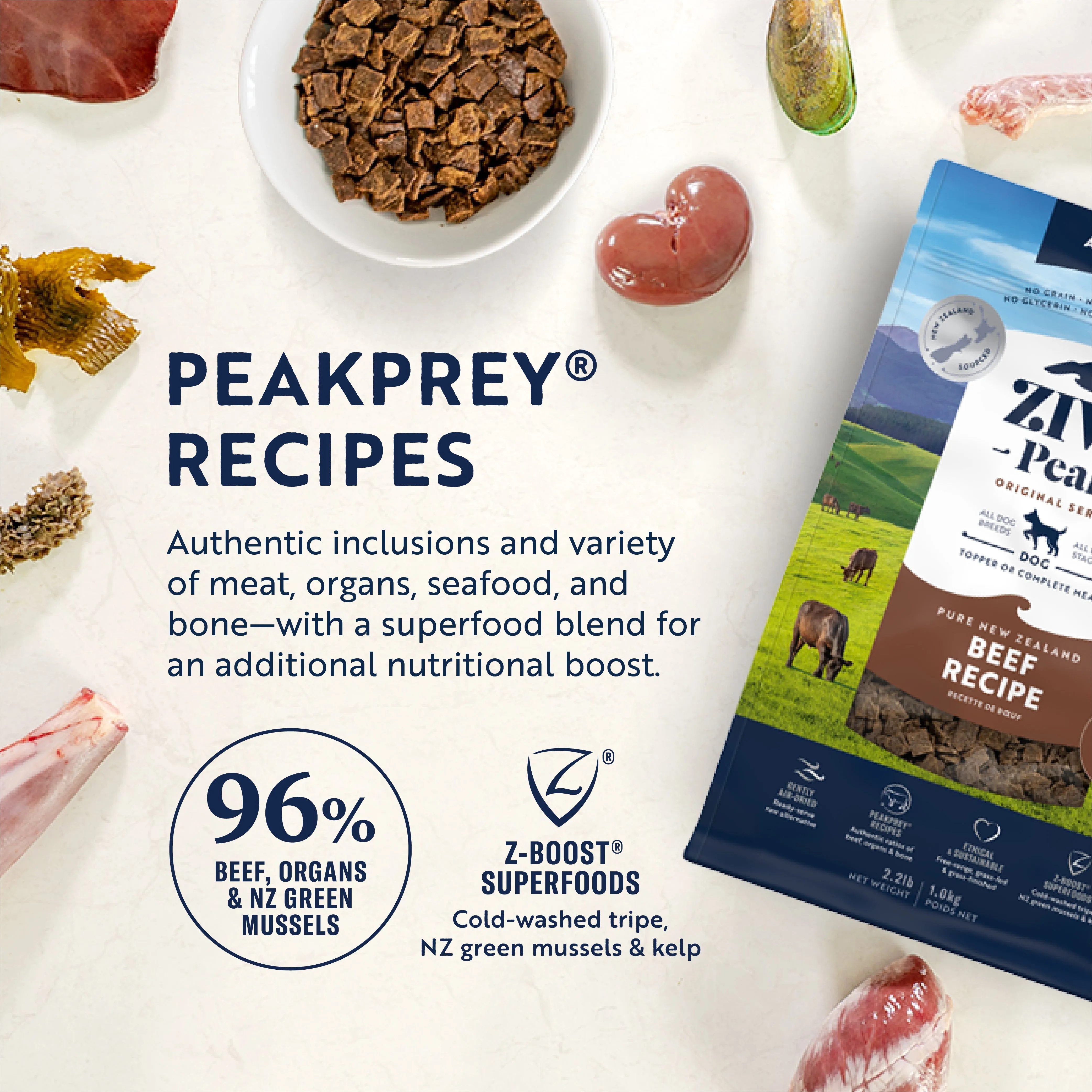 Ziwi Peak Dog Food Air Dried Beef